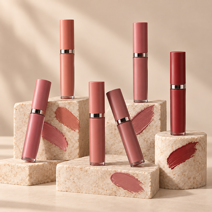 Velira Velvet Lips™ — Set di 6 Rossetti Opachi